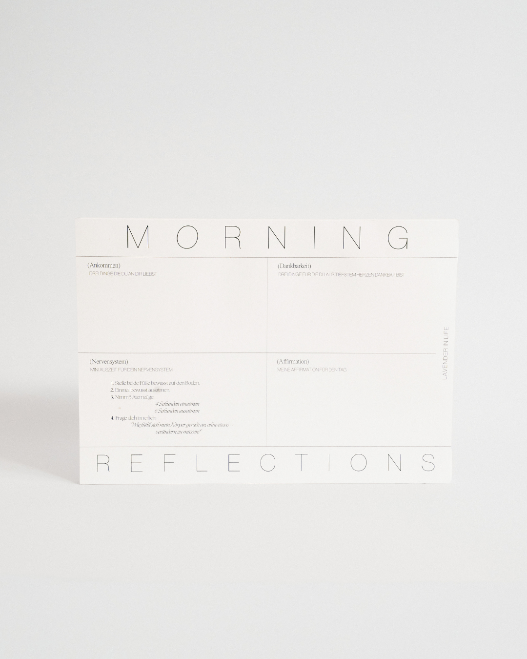Morning Reflections Block