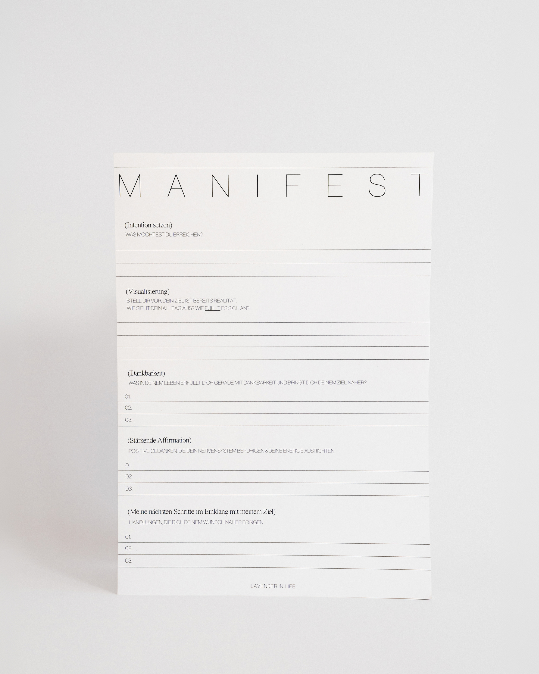 Manifest Block